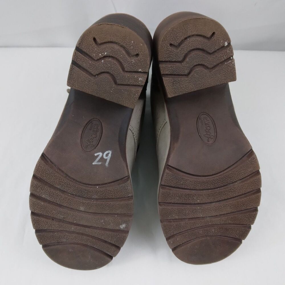 Eurosoft Softt Talen Embossed Brown Ankle Booties Boho Peasant Women's Size 6 M - Picture 10 of 10